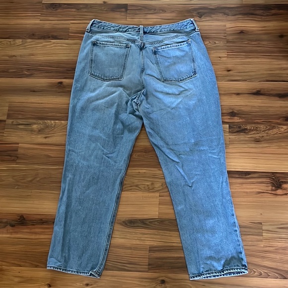 TOO LATE-SOLD! ON High Waisted Slouchy Straight Jeans - Picture 2 of 6